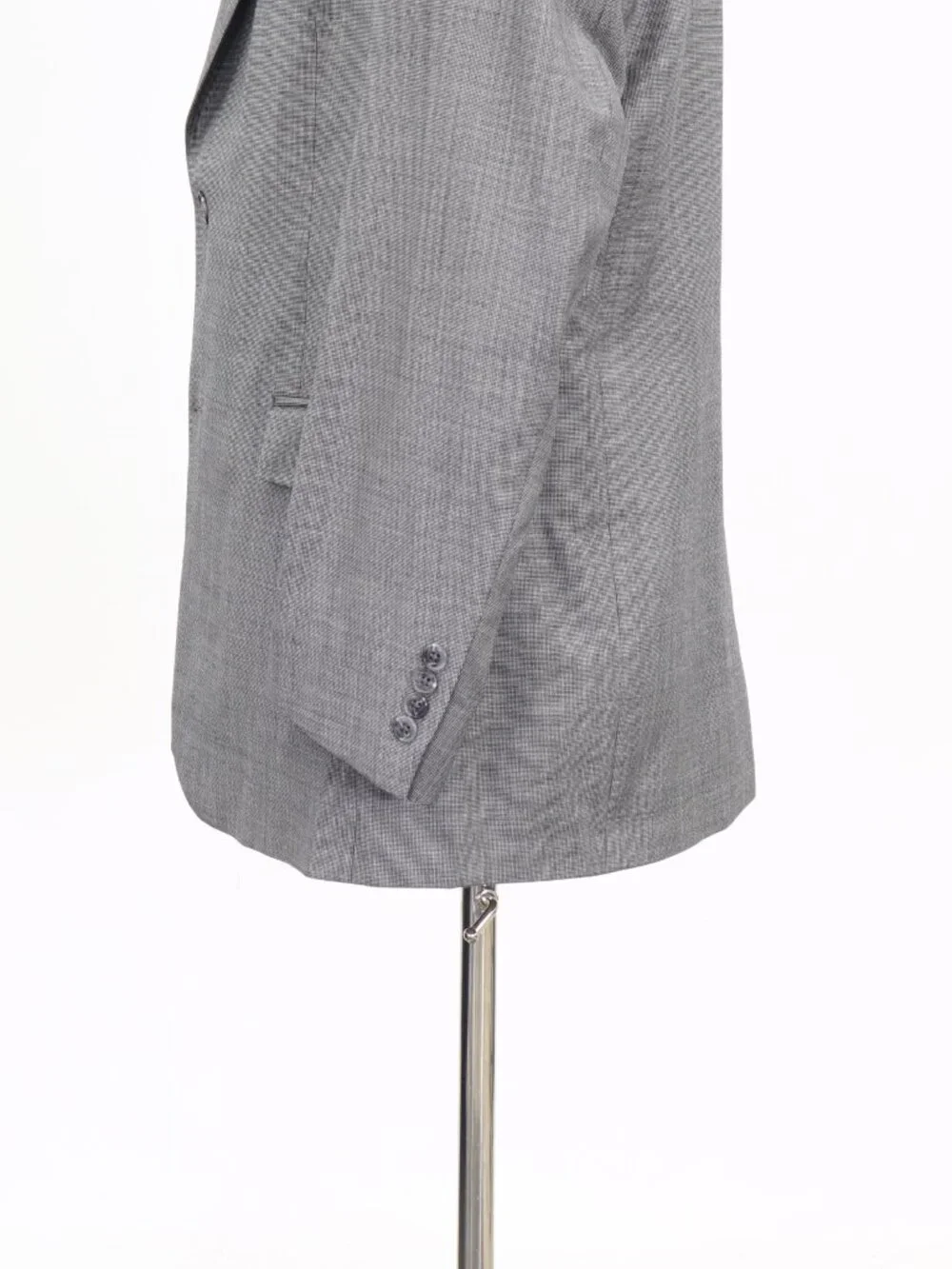 Austin Reed 44R Gray Blazer Sport Coat Jacket 2-Button Houndstooth W861